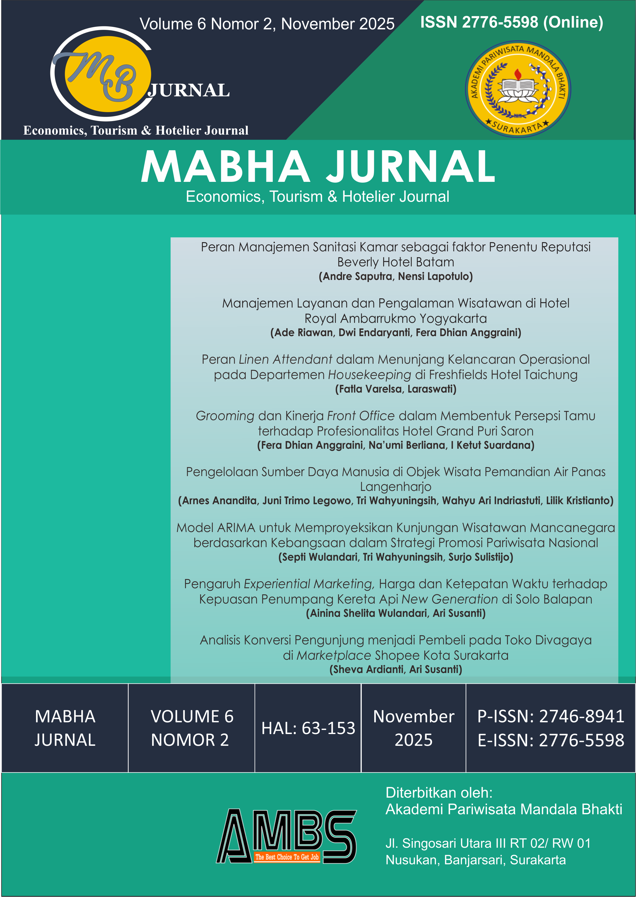 					View Vol. 6 No. 2 (2025): November 2025
				